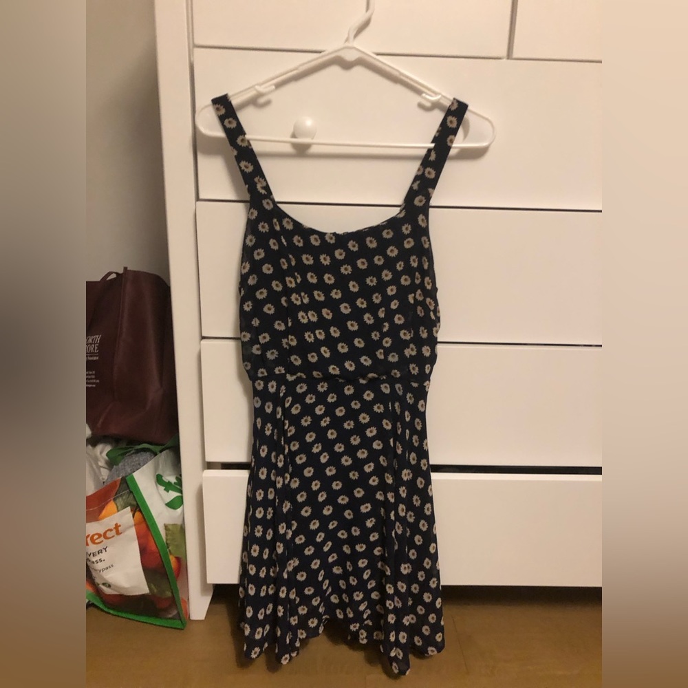 Lucca Couture daisy print fit & flare sleeveless dress